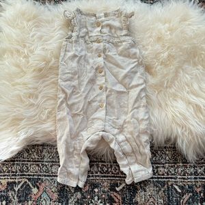 H&M Linen Romper Outfit